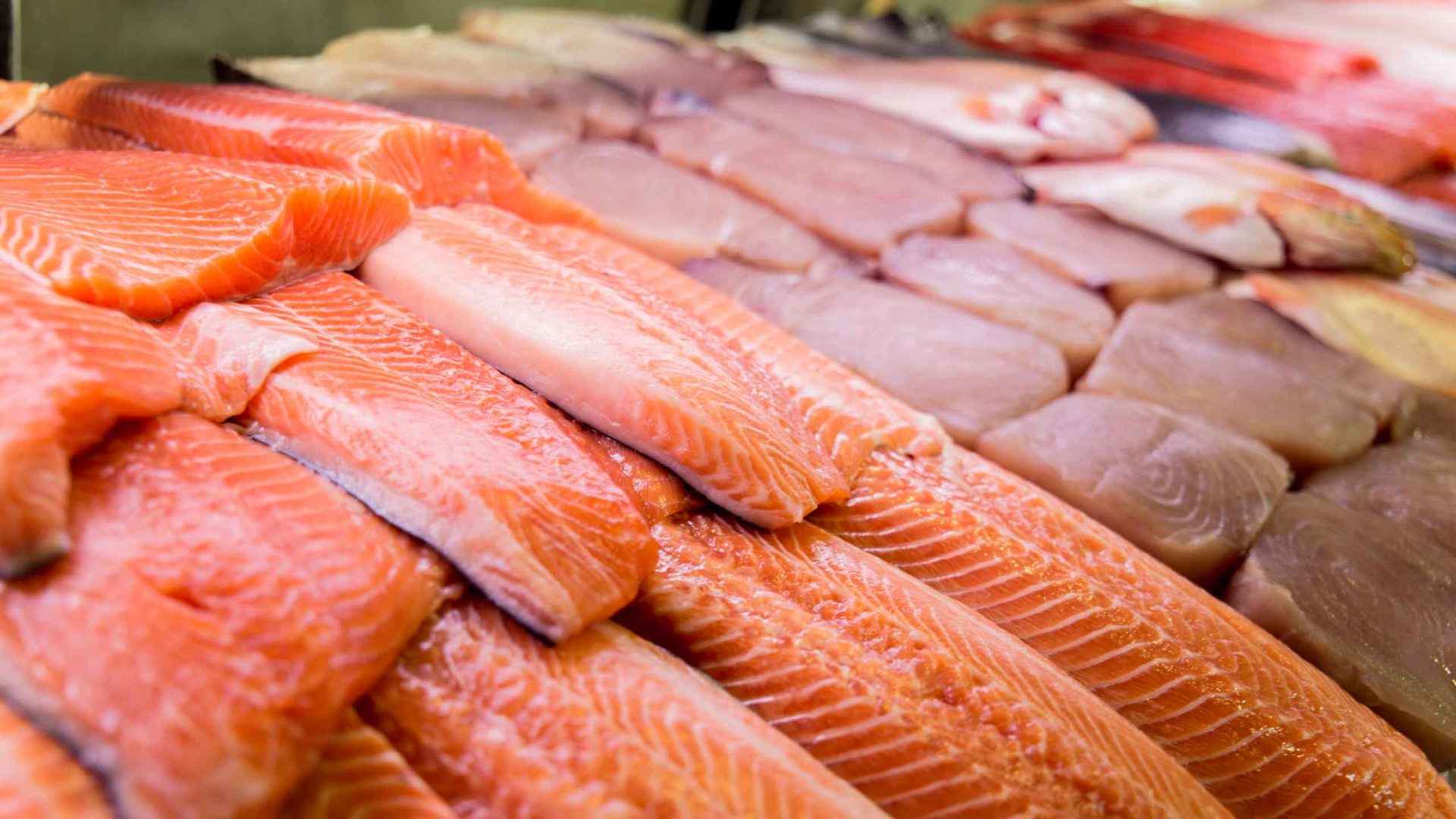 seafood market display case at Zupan's Markets Burnside