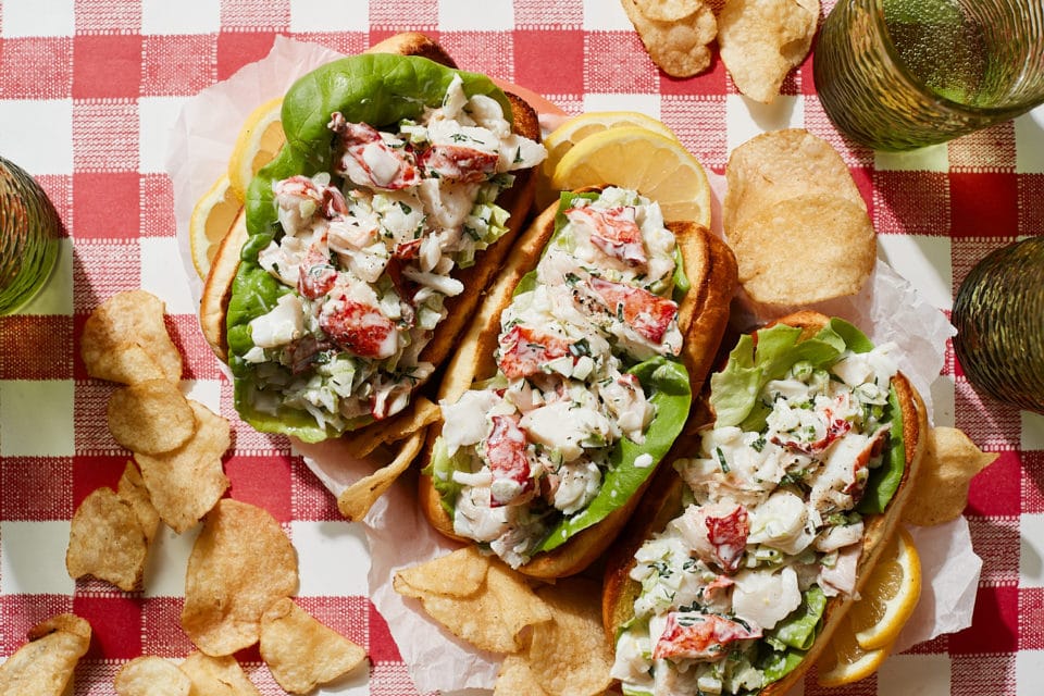 Lobster Rolls at Zupan's Markets featuring 1/4 pound of lobster.