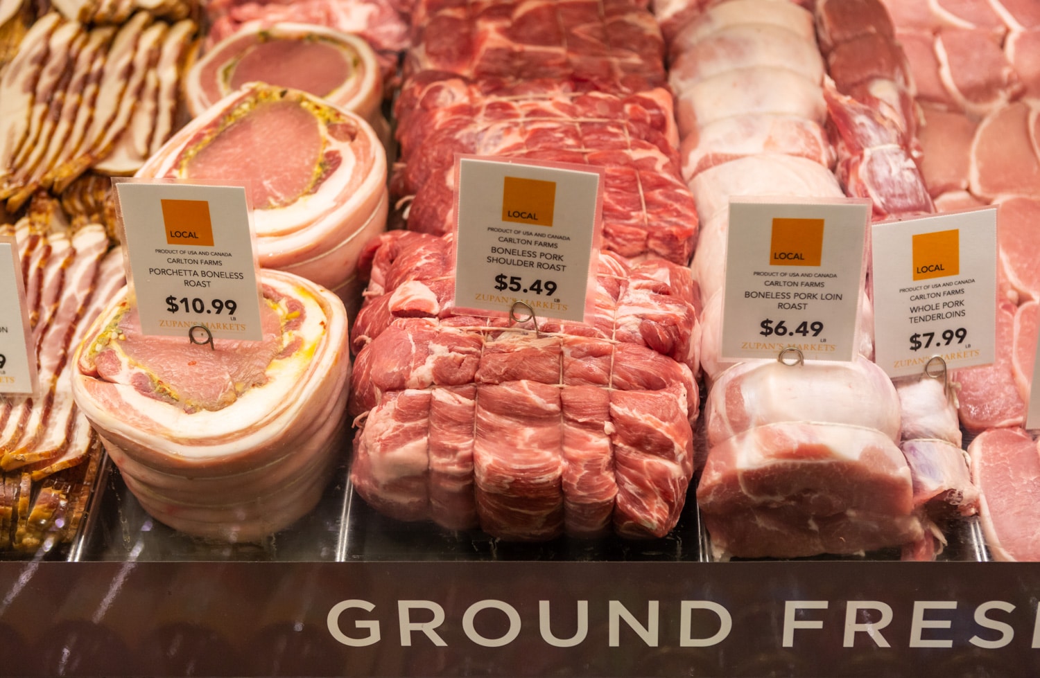 Ground meats available from the meat department at Zupan's Lake Grove