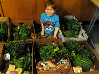 grocery donations from Zupan's Markets in Portland, Oregon