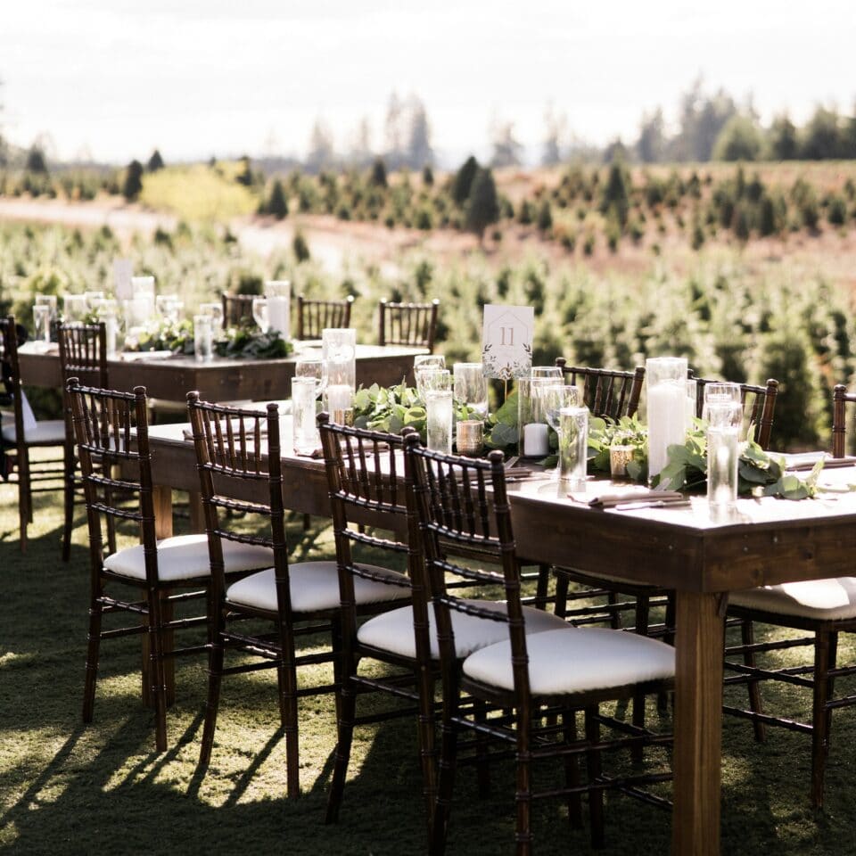 photo of a wedding table