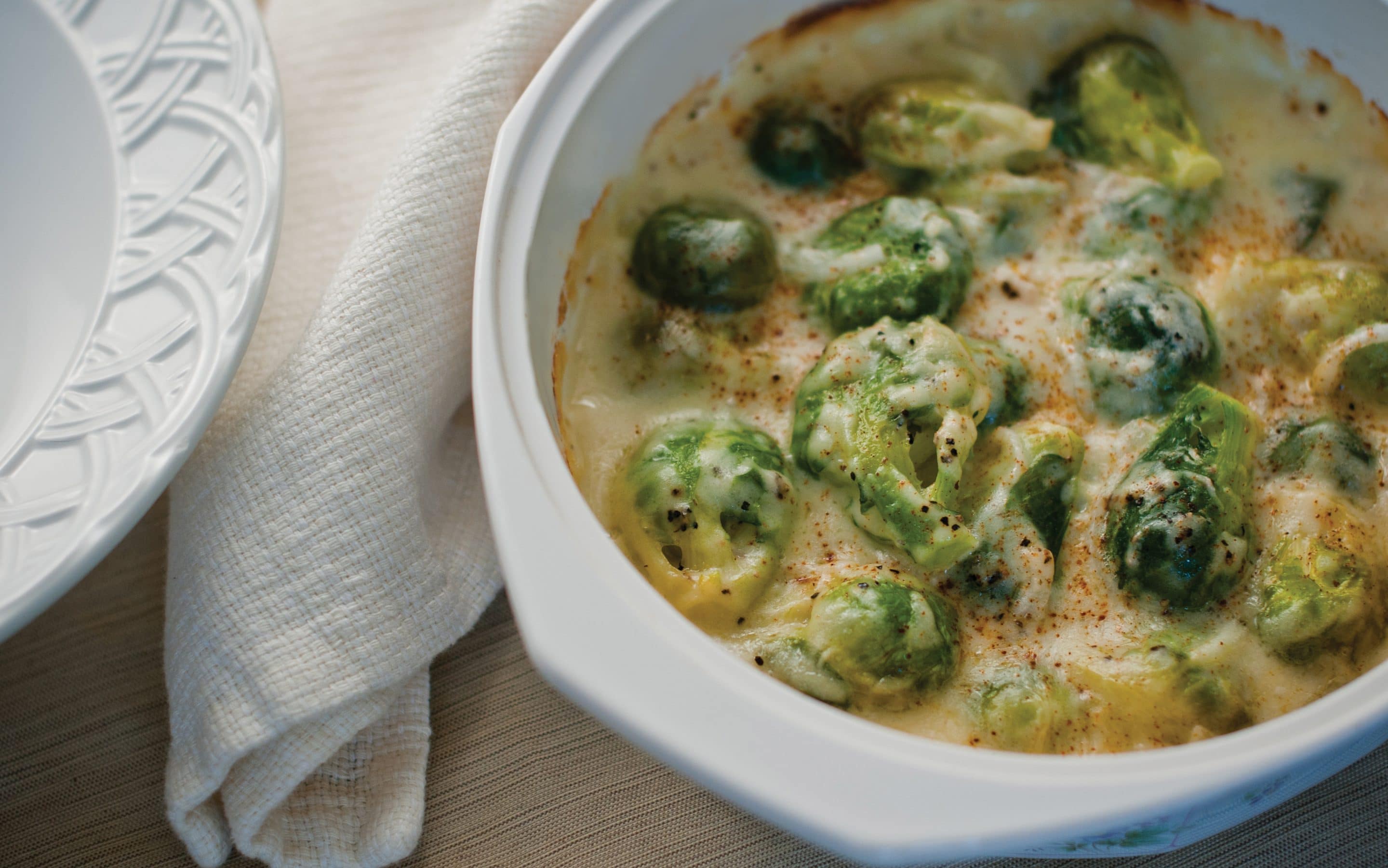 brussel sprout gratin