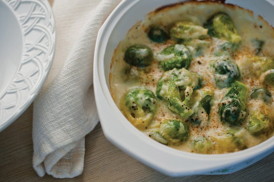 brussel sprout gratin