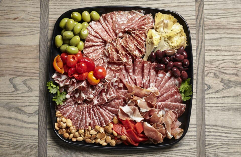 catering charcuterie tray from Zupans