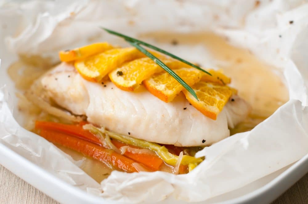 Orange Cod en Papillote