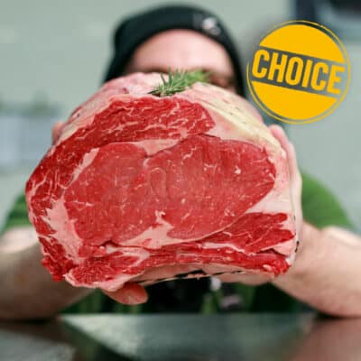 Double R Ranch CHOICE Standing Rib Roast - 1 Rib