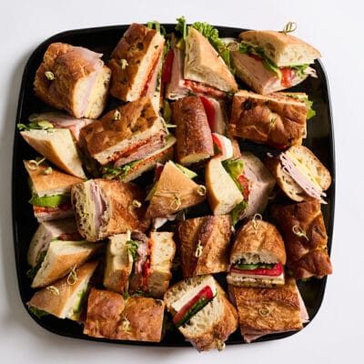 sandwich snack tray