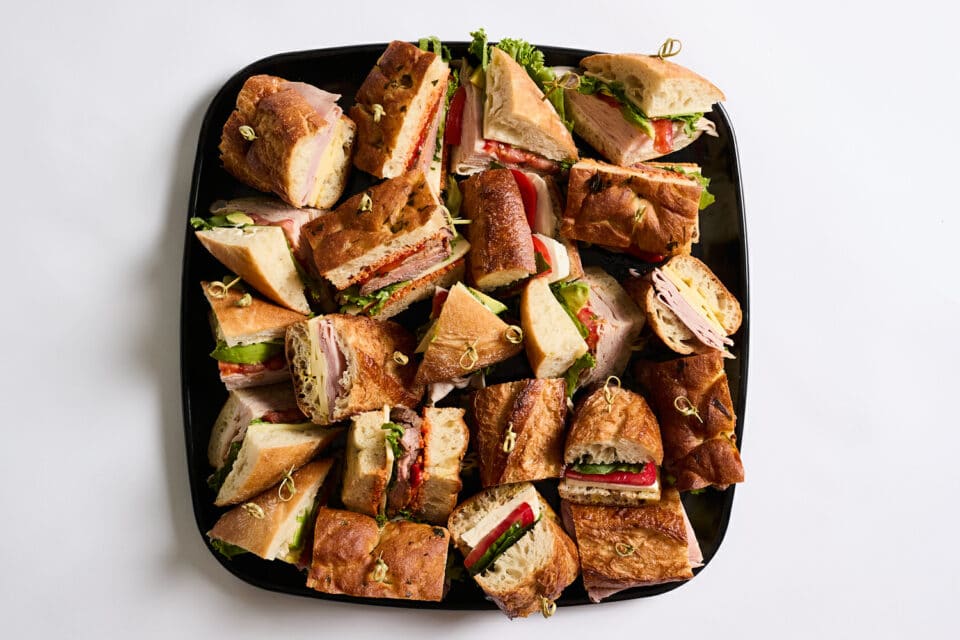 sandwich snack tray