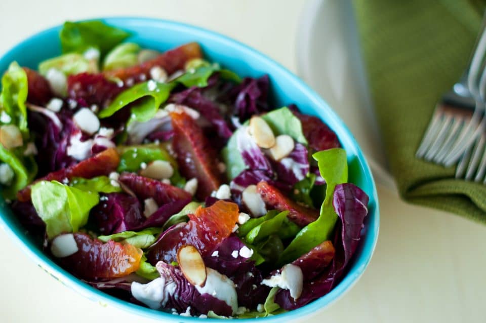 Blood Orange, Radicchio, & Butter Lettuce Salad