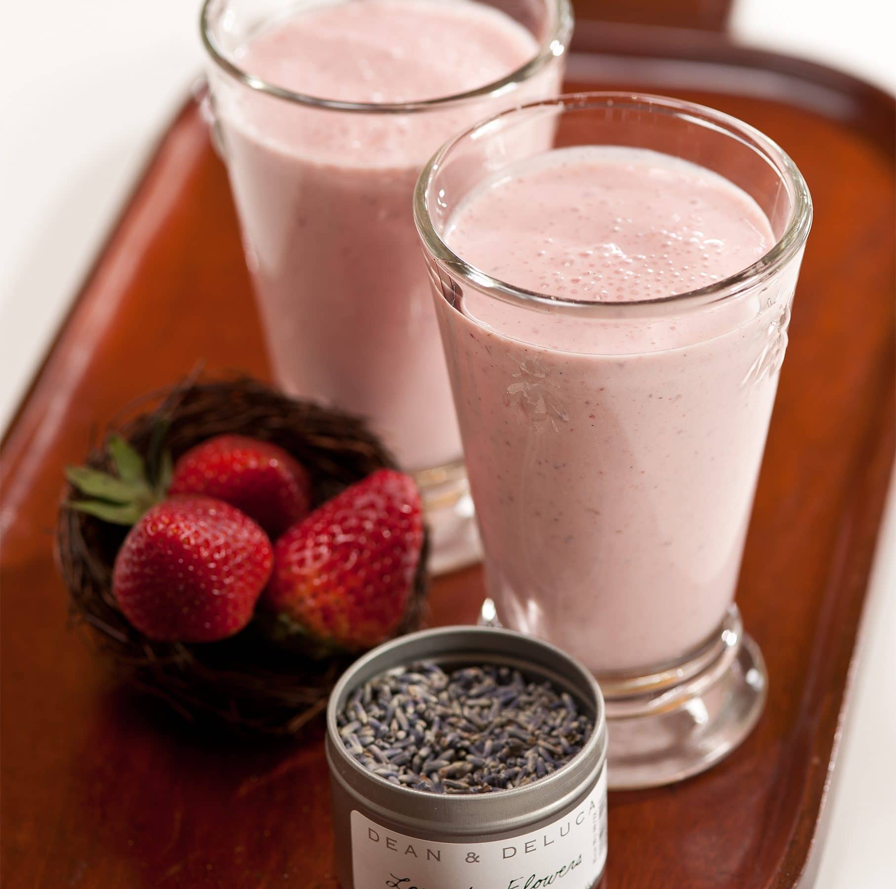 Strawberry Lavender Milkshake