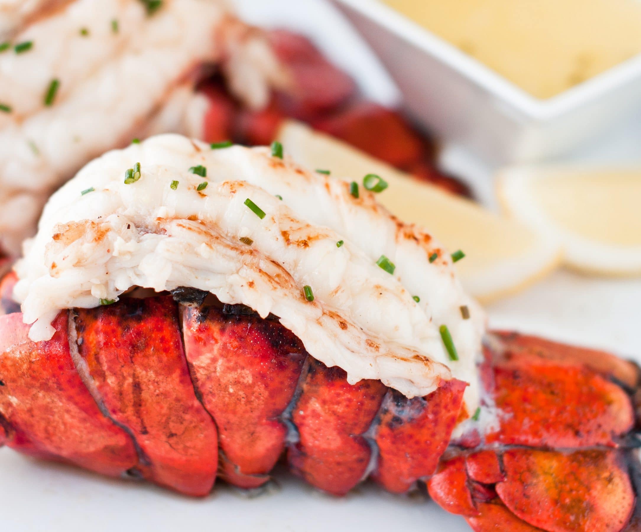 lobster tail with butter