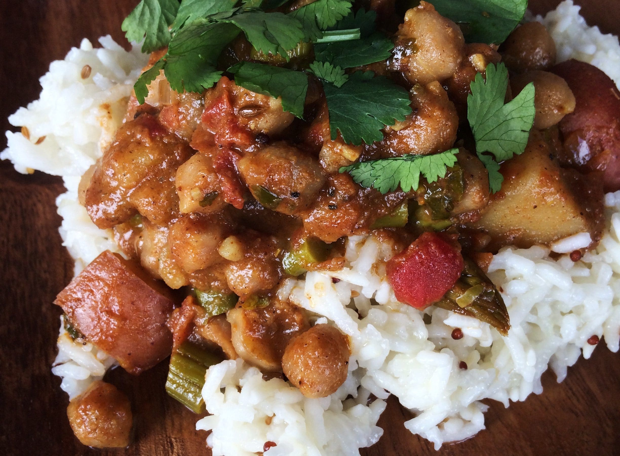 Chana Aloo Masala (Chickpea and Potato Curry)