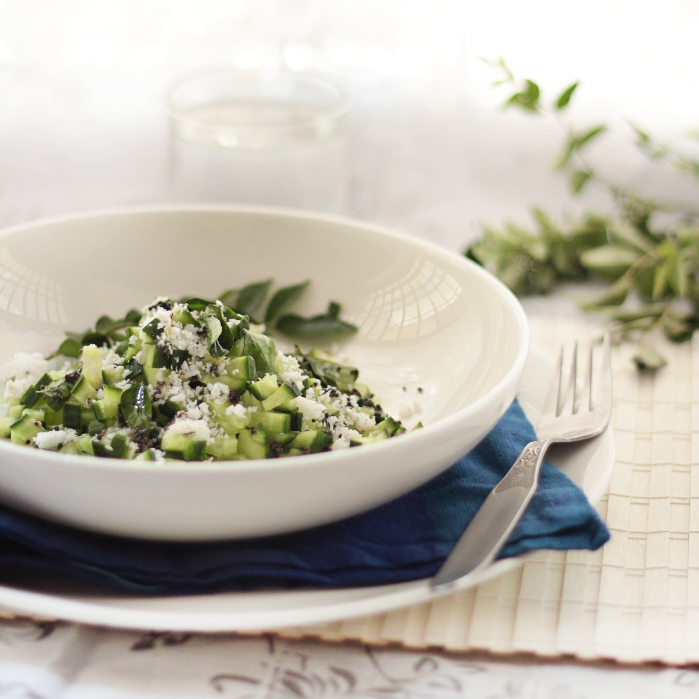 Classic Cucumber Coconut Salad