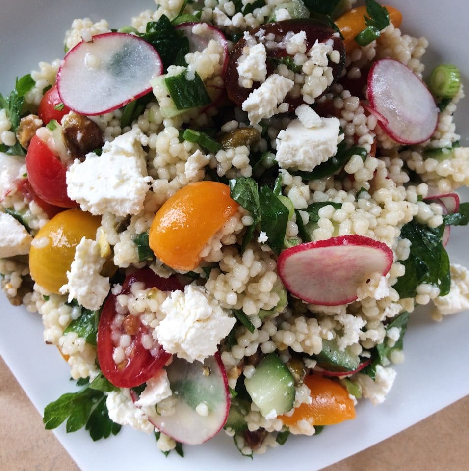 Israeli Couscous Tabbouleh Salad