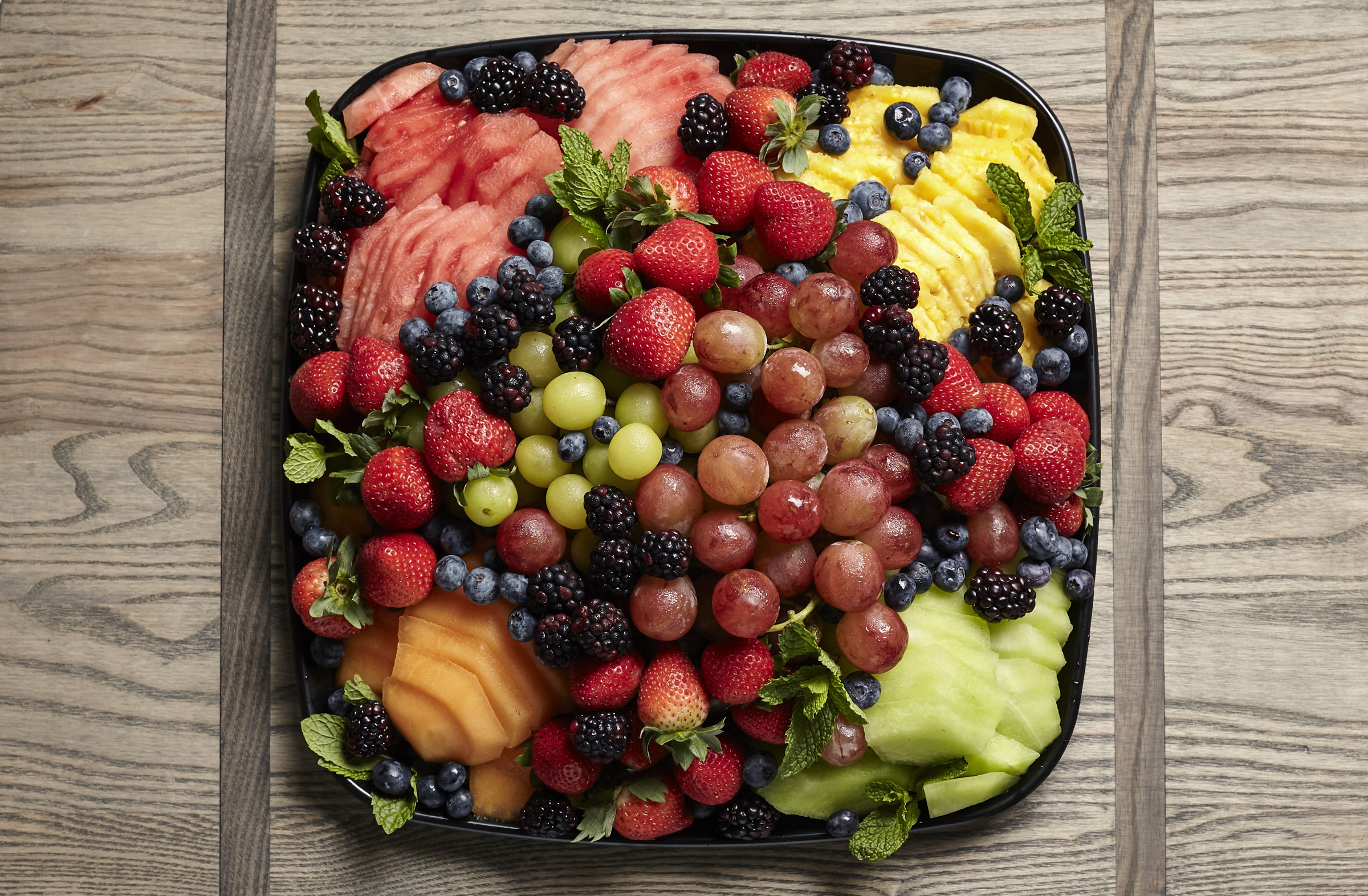 seasonal fresh fruit platter