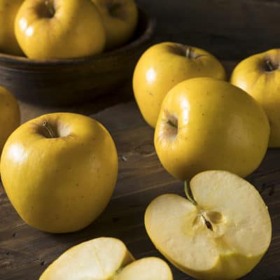 Raw Yellow Organic Opal Apples