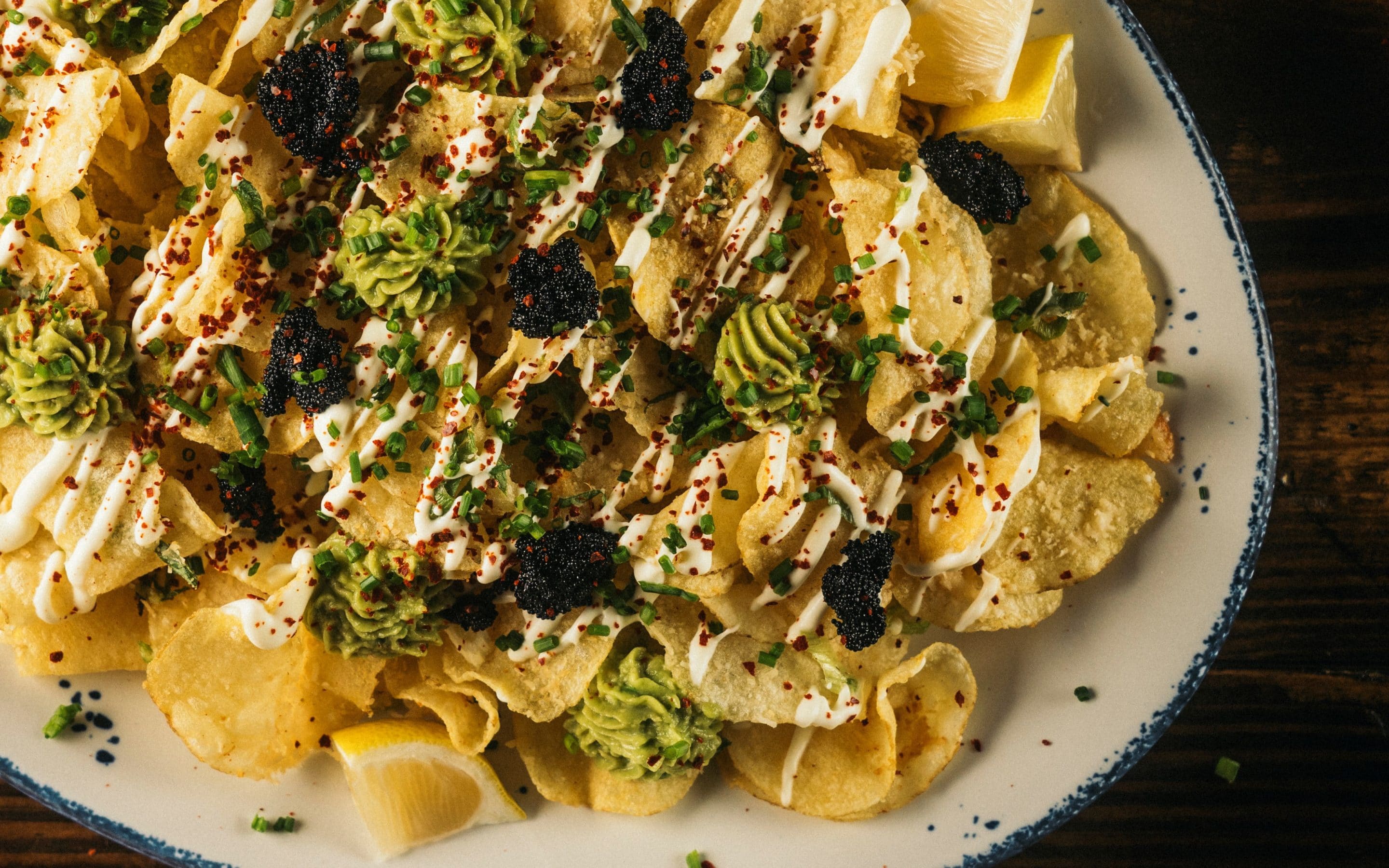 caviar nachos