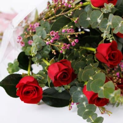 Valentine's Day Handtied Roses Bouquet