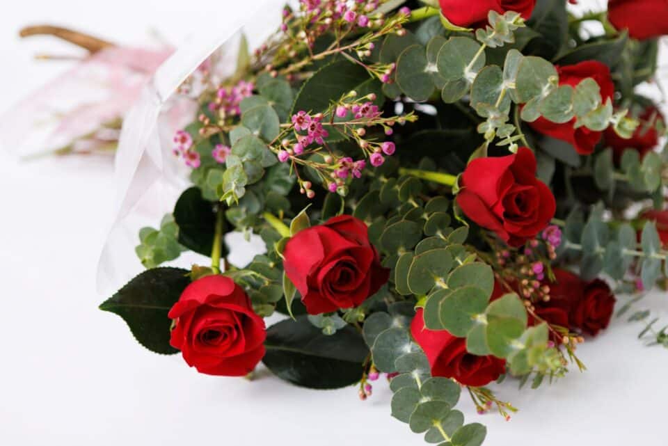 Valentine's Day Handtied Roses Bouquet