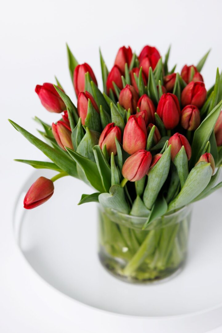 Valentine's Day Tulips Galore Detail