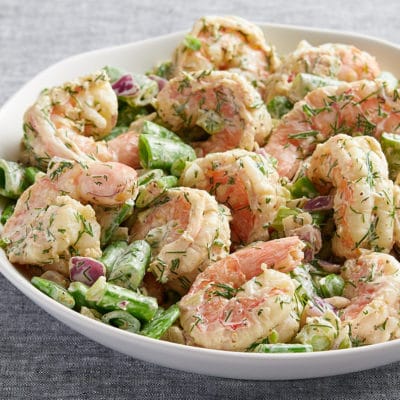 Shrimp with Snap Peas Salad