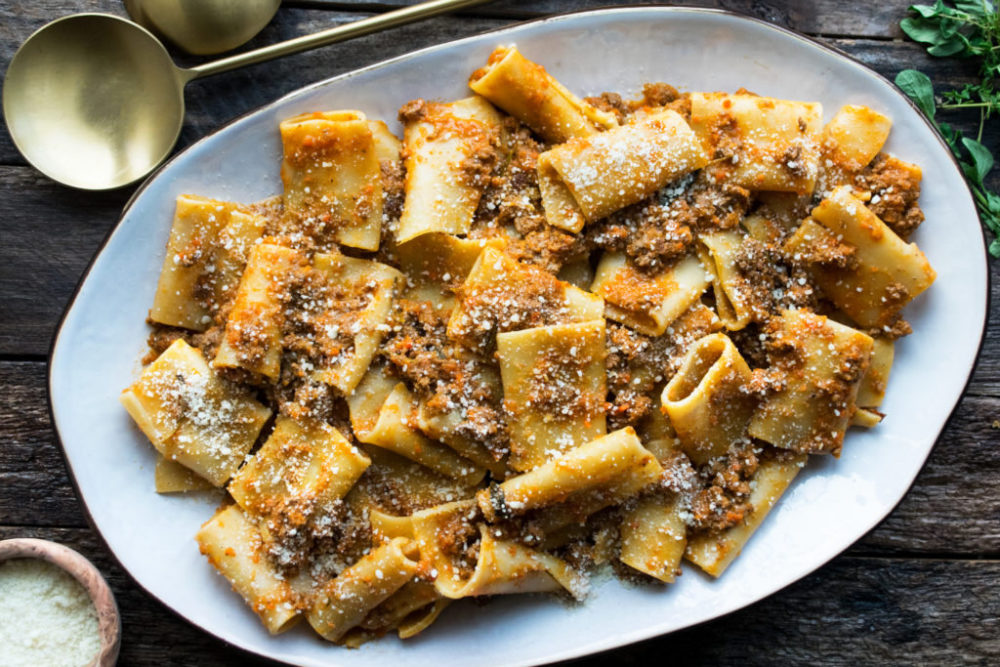 Lamb Bolognese with Herbs & Parmesan