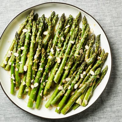 gourmet asparagus dinner from Zupan's