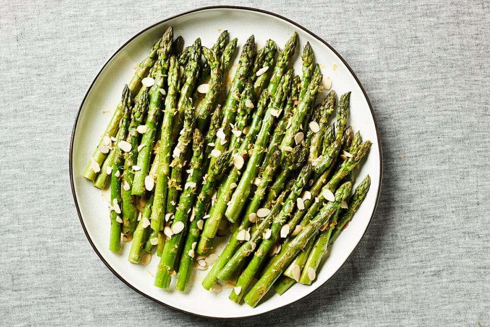 gourmet asparagus dinner from Zupan's