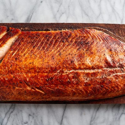 Roasted Salmon on Cedar Plank