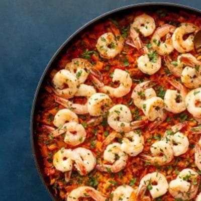 shrimp-chorizo-paella