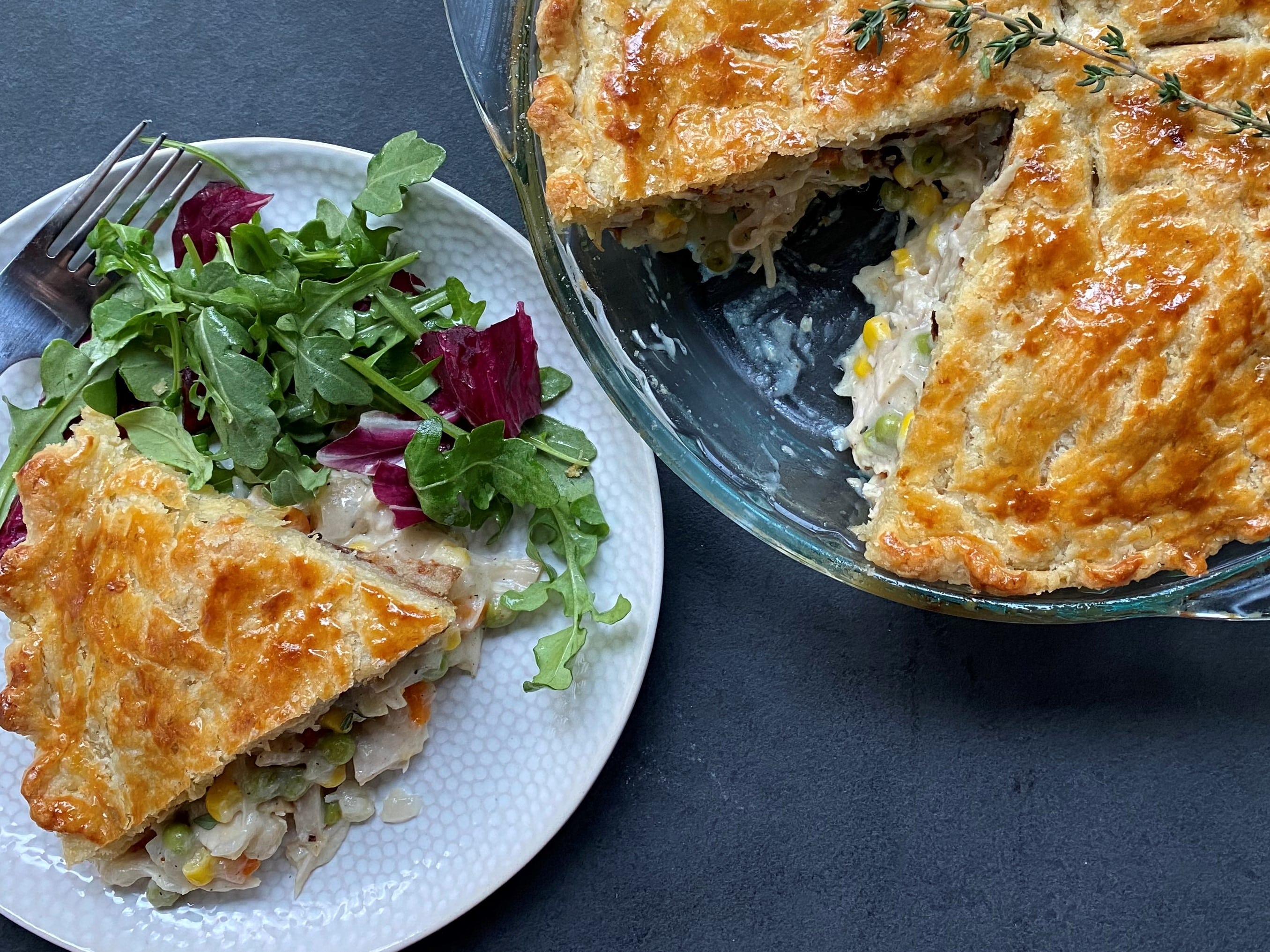 Classic Turkey Pot Pie - Thanksgiving Leftovers