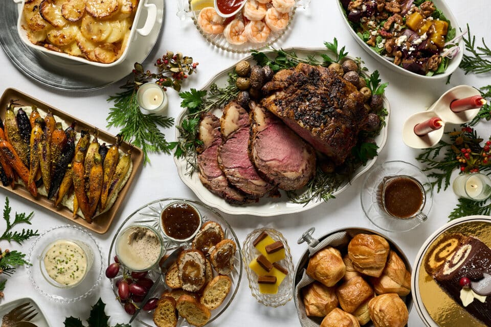 Deluxe Prime Rib Dinner for 8