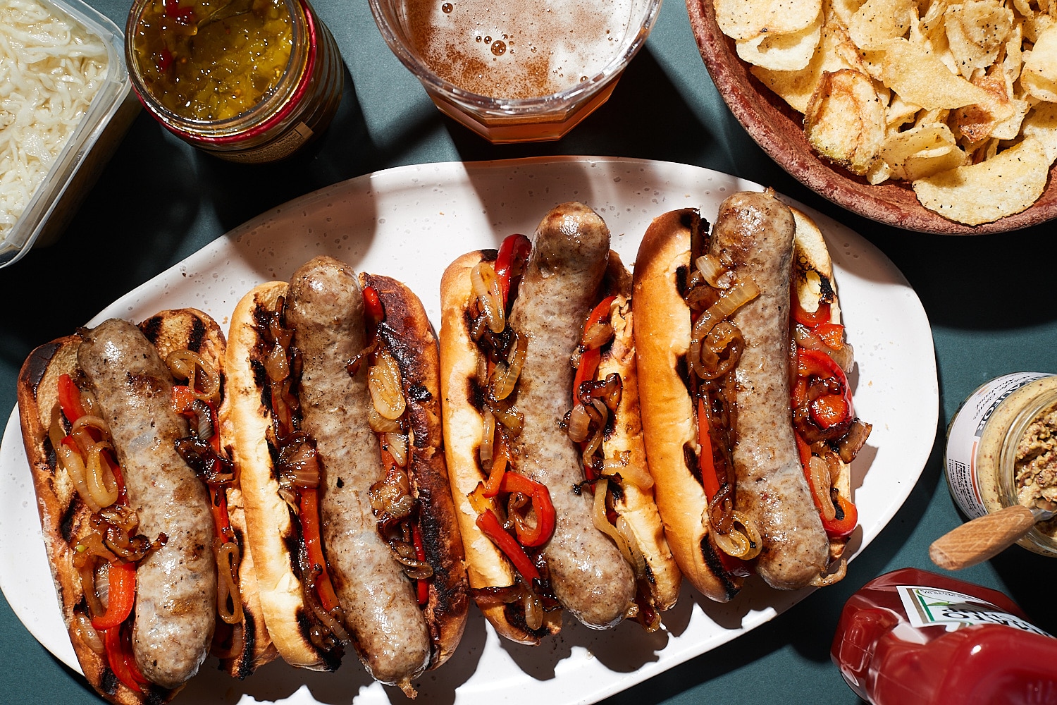 sausages in buns by Zupan's