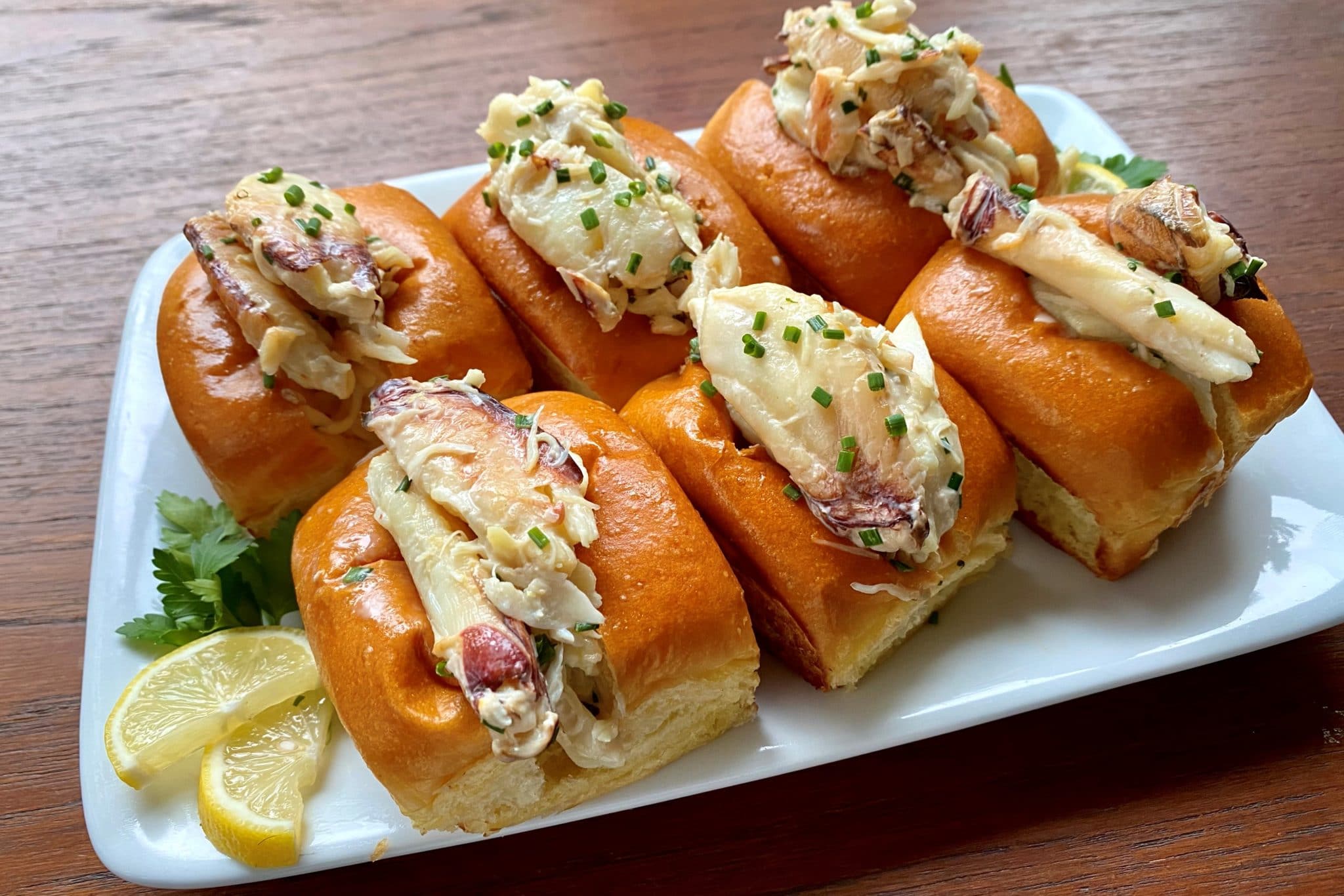 Recipes for Game Day Mini Crab Rolls