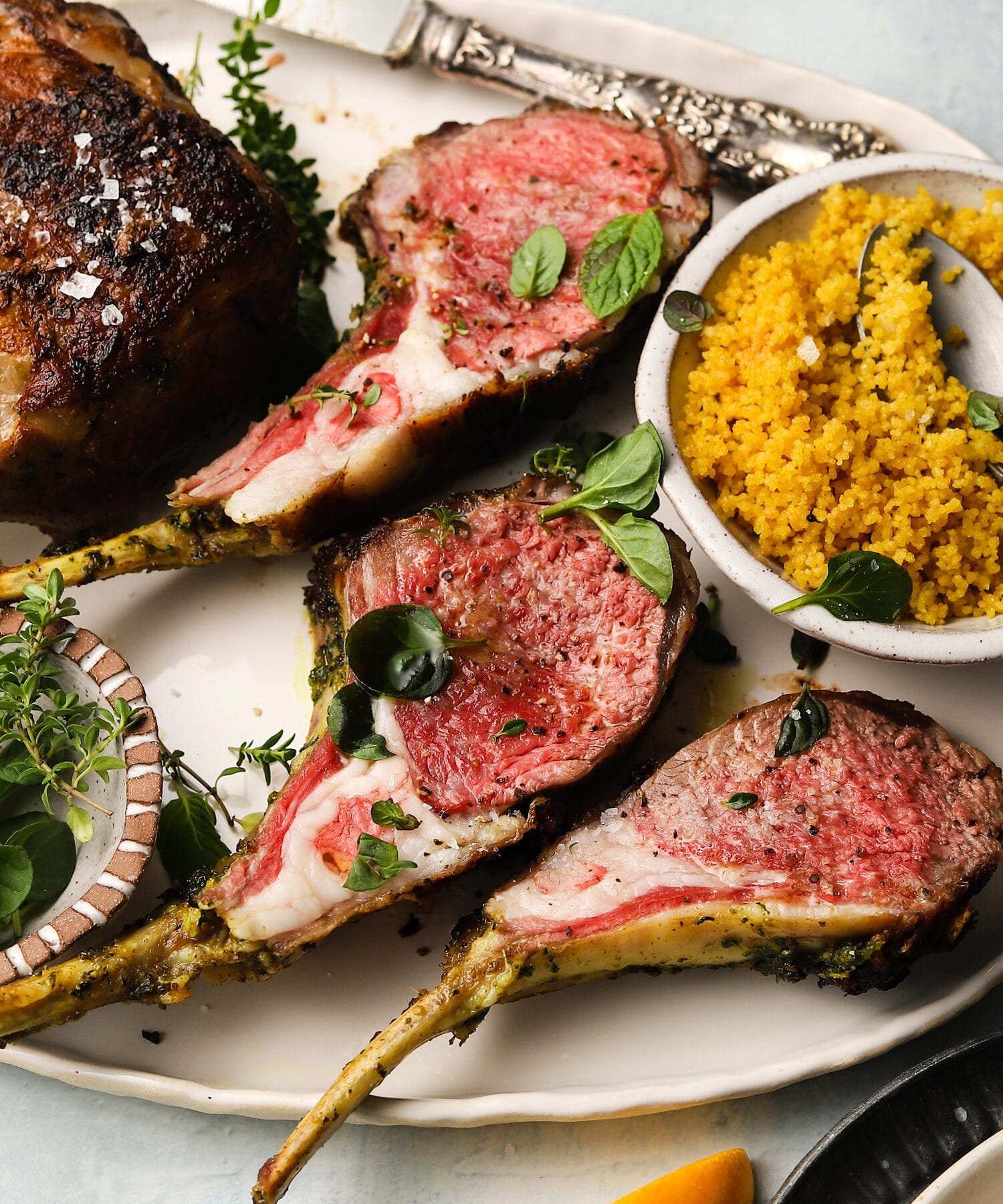 lamb chops with couscous from Zupan's Markets