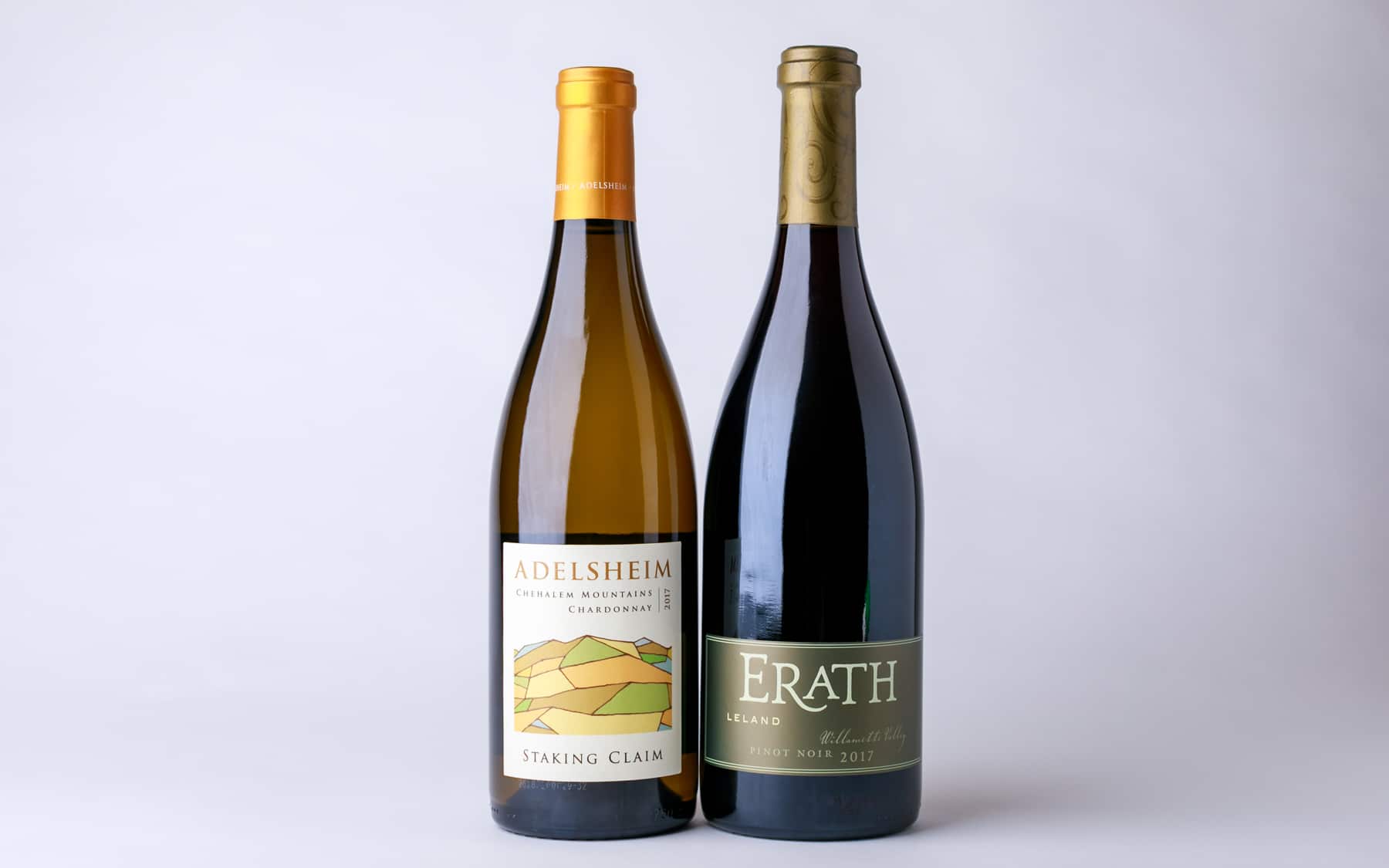 2 bottles of wine side by side from Zupan's Markets