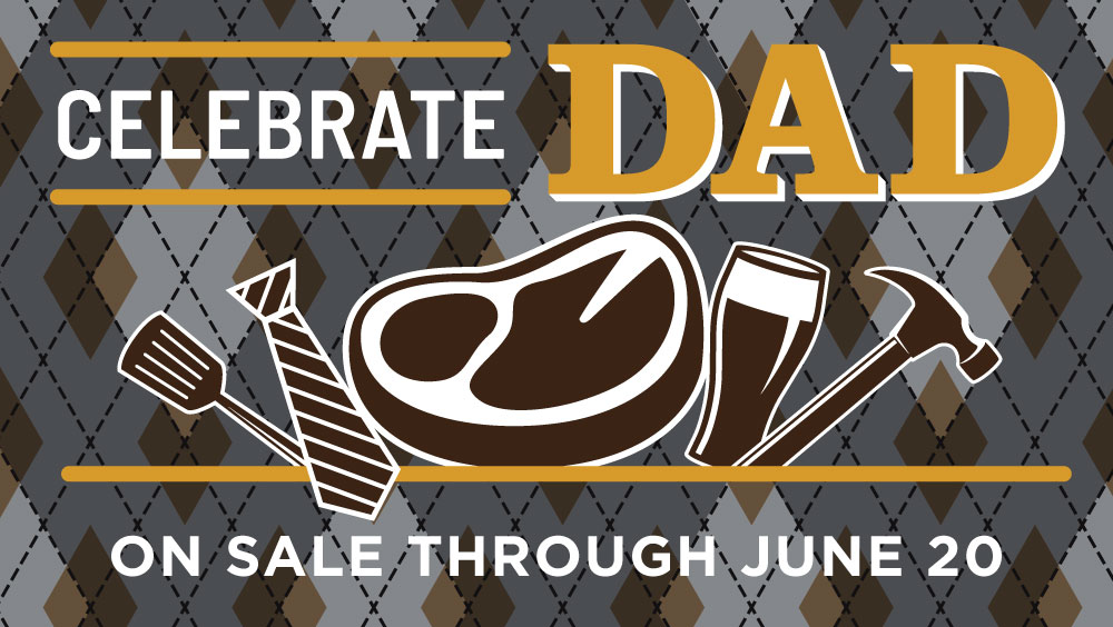 Celebrate Dad banner