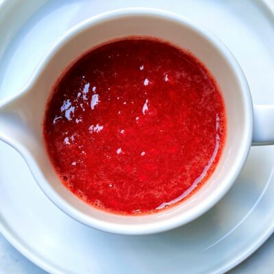 strawberry sauce