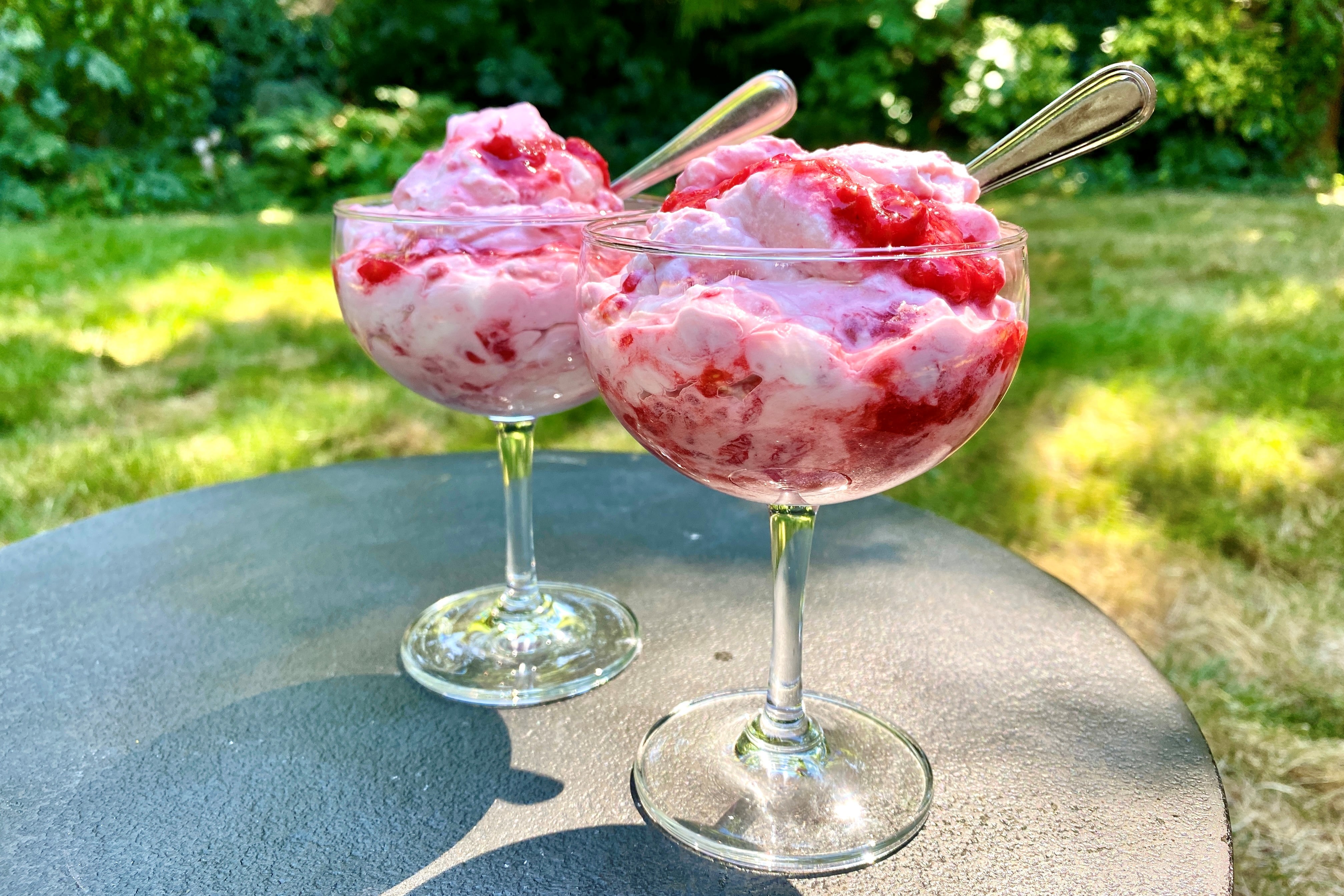 Raspberry Fools Recipe featuring sweet raspberries