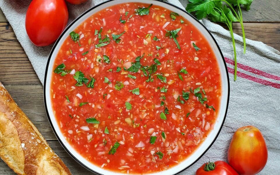 Tomato gazpacho from Zupan's