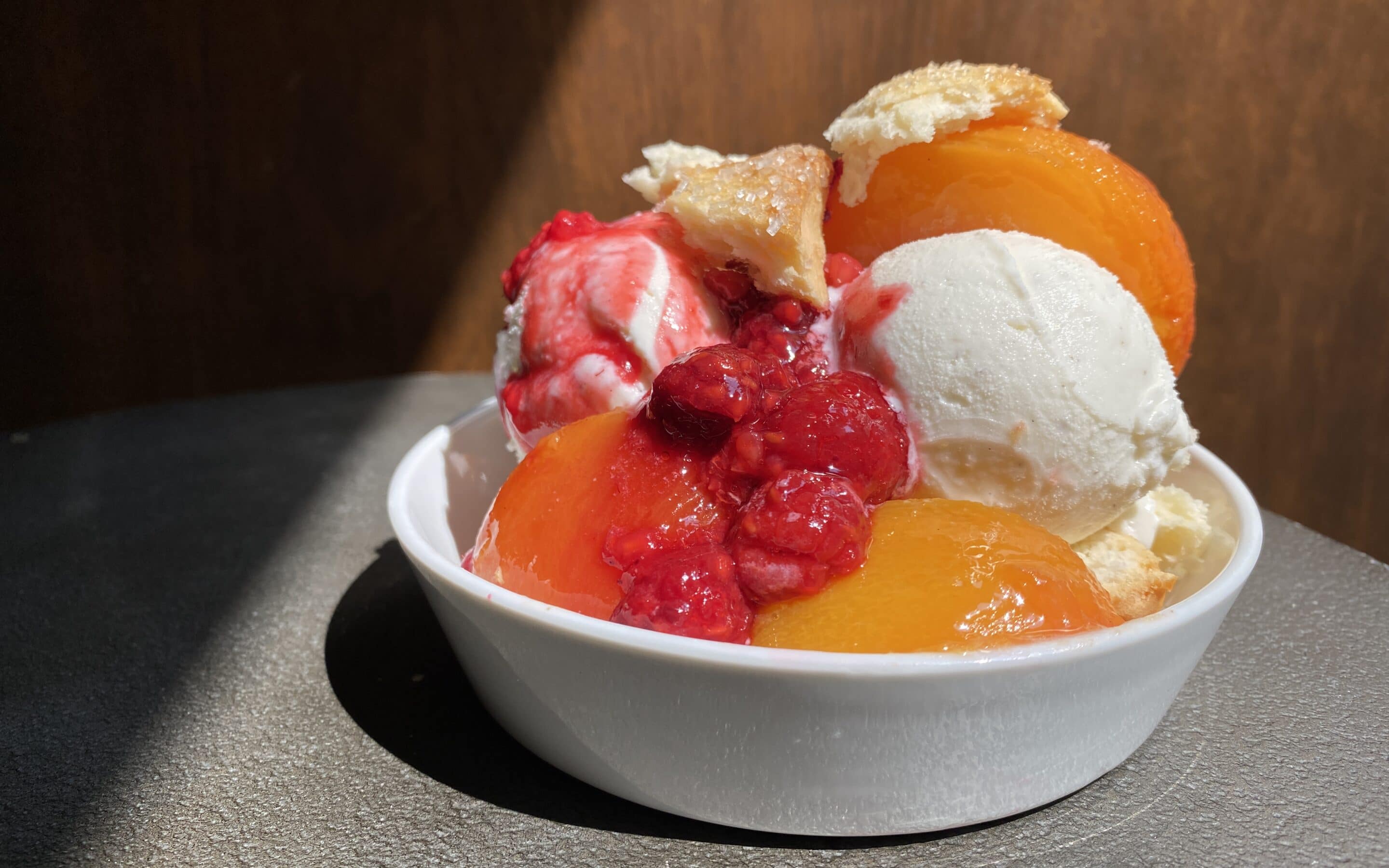 Peach Melba from Zupan's Markets