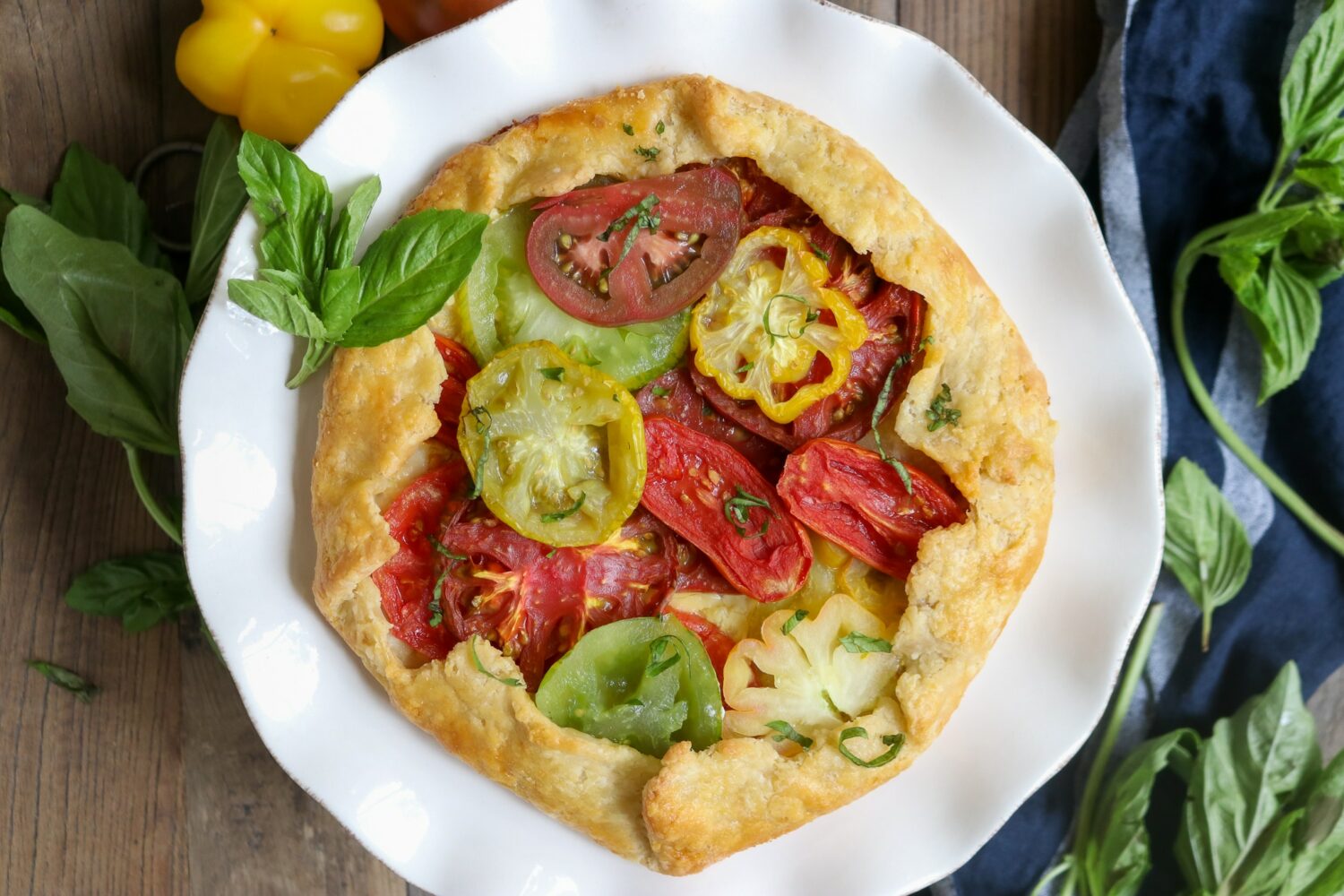 tomato galette recipe from Zupan's Markets