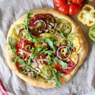 tomato pizza from Zupan's Markets