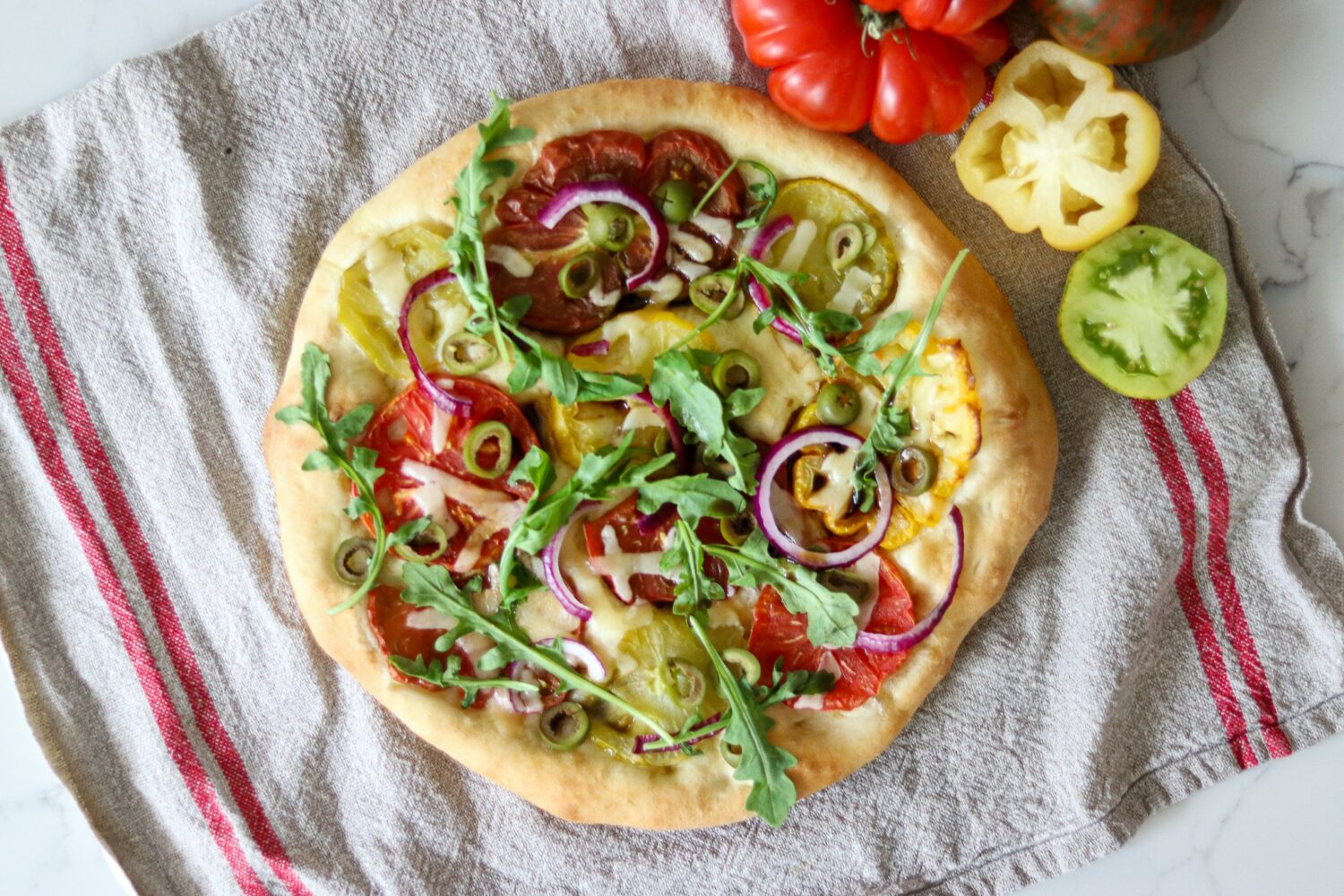 tomato pizza from Zupan's Markets