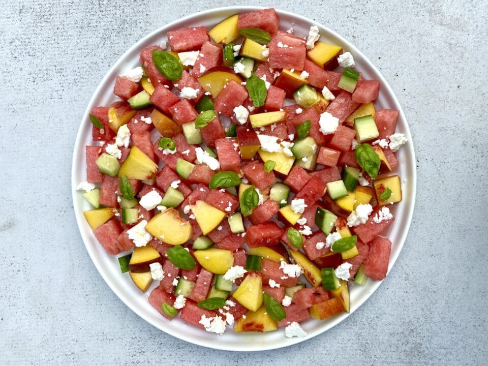 Watermelon salad from Zupan's Markets