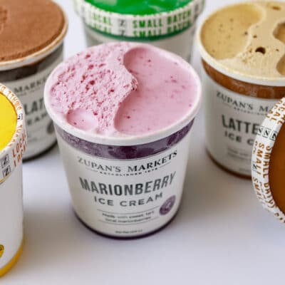 Zupan's Markets ice cream cartons