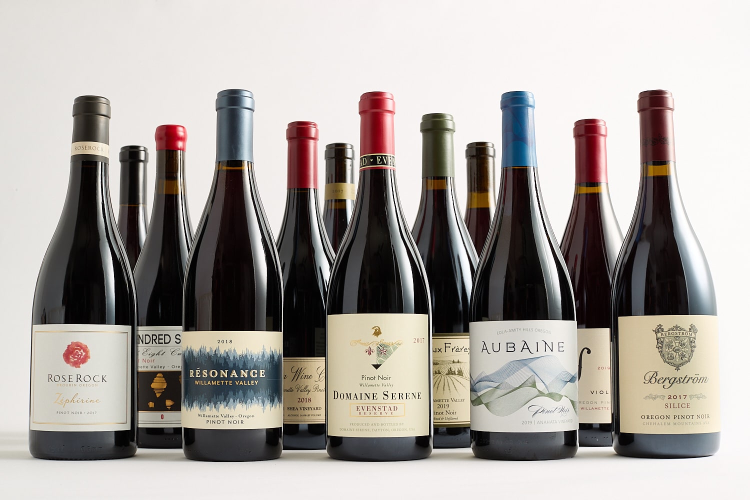 bottles of Pinot Noir on sale at Zupan's Markets in Portland, OR and Lake Oswego, OR