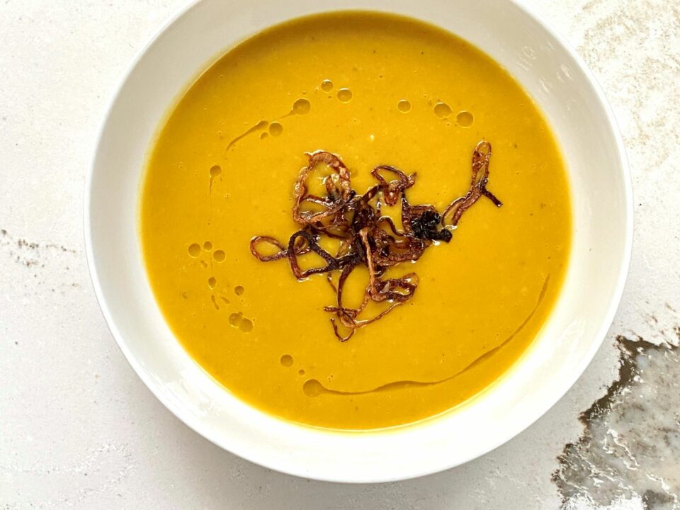 Curried butternut soup