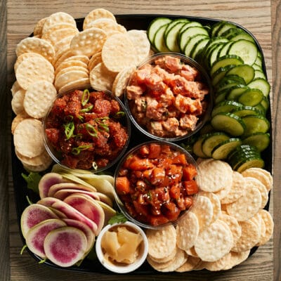 Poke party tray