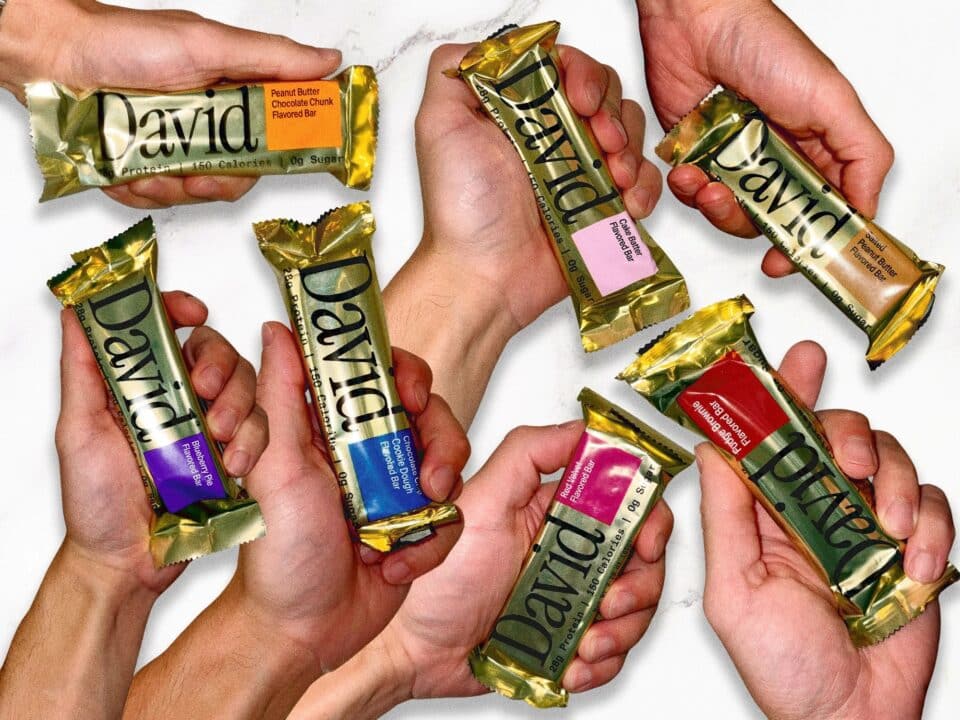 Hands holding David Bars